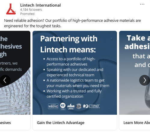 Lintech Social Media Ads